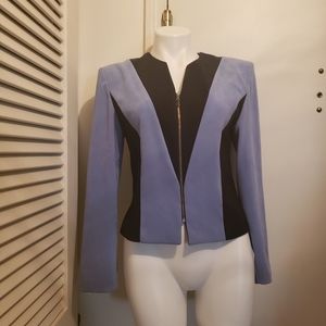 Vintage suede like blazer